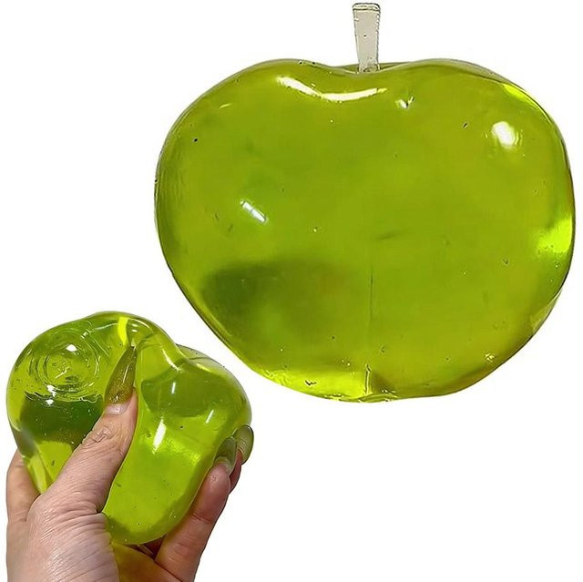 A Family Of Home Textiles Grüner Apfel Stressball, Weiches Fidget Sensorisches Spielzeug - Bild 1