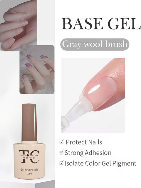 MISS SHAKA TC Super Top Coat und Base Gel, 10 ml, Glänzend - Bild 1