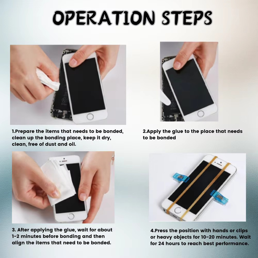 EBONDE T8000 Multifunktions-Kleber für Handy-Reparaturen und LCD-Bildschirme, transparent - Bild 6