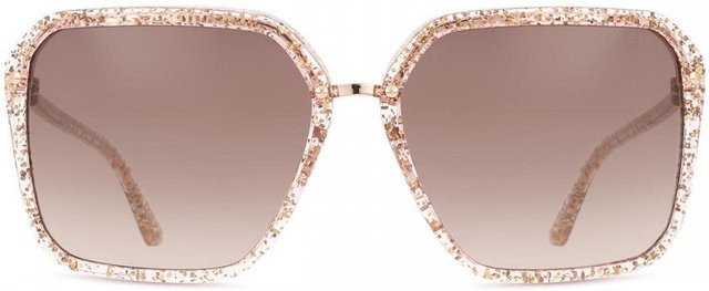 Guess GU7888 Sonnenbrille, Damen, Vollrand, Square, Transparent, Brown Gold - Bild 1
