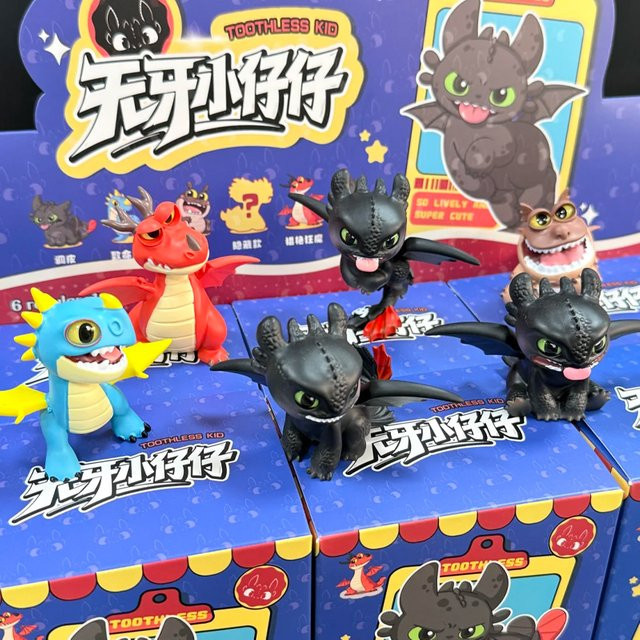 Potdemiel How to Train Your Dragon Toothless Blindbox, Niedliche Puppe - Bild 1