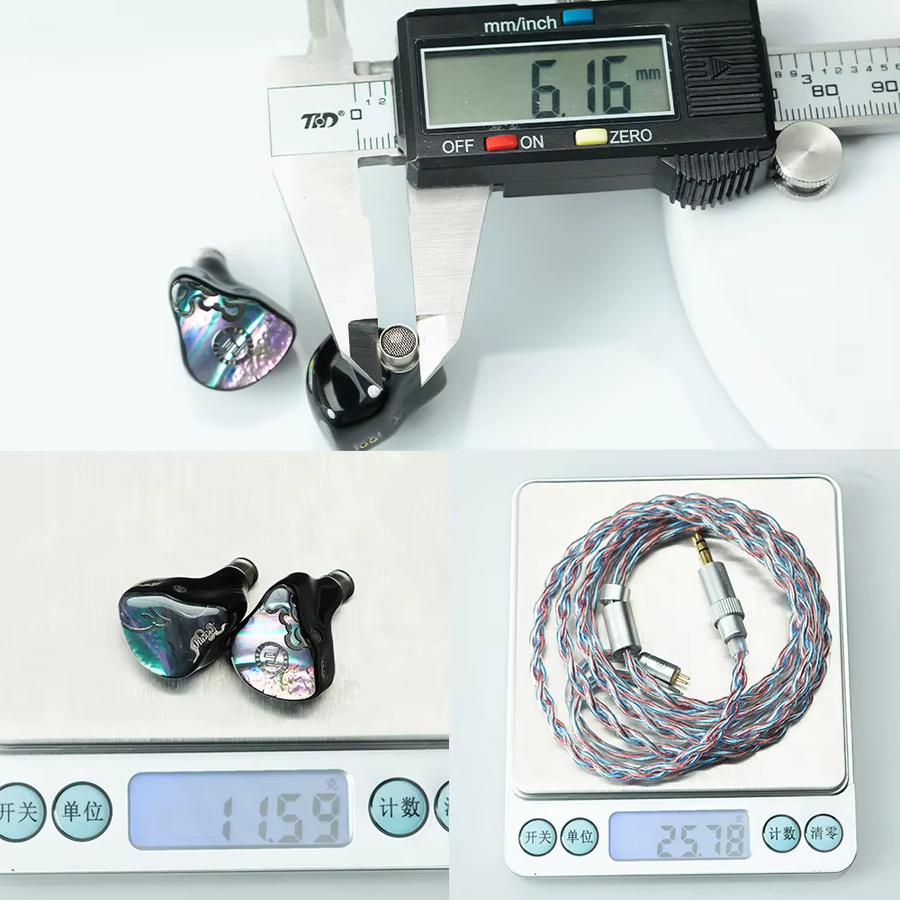JUZEAR Defiant Hybrid In-Ear-Kopfhörer mit 3-Wege-Crossover und austauschbarem 3,5 mm und 4,4 mm Steckerkabel - Bild 4