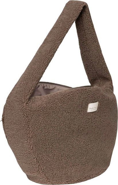 Studio Noos Cross Body Bag Messenger Bag in Braun aus Textil, B/H/T: 35 x 10 x 48 cm - Bild 1