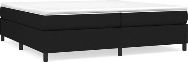 vidaXL Boxspringbett in Schwarz mit Stoffbezug, B/T: 200 x 200 cm - Bild 1