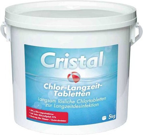 Cristal 1136585 Chlor-Langzeit-Tabletten zur Desinfektion, 5 kg - Bild 1