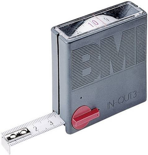 BMI 404351030 Maßband aus Stahl in Schwarz mit 3m Länge - Bild 1