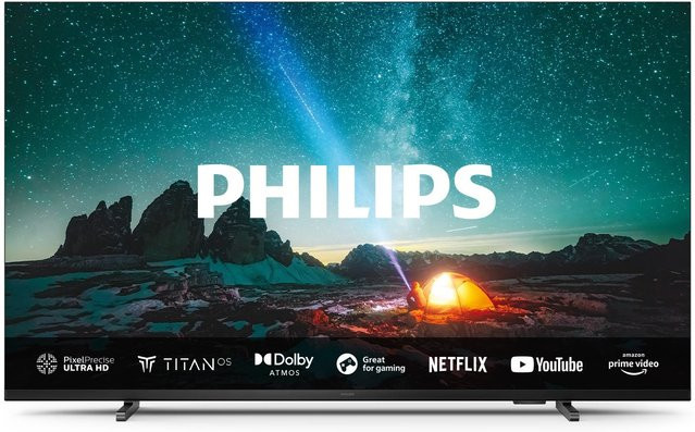 Philips 75PUS7609/12 Smart-TV mit 4K Ultra HD, LCD-Technik und LED, anthrazit - Bild 1