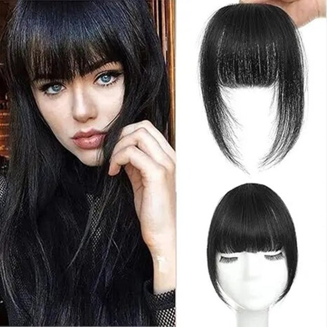 HAIRCUBE Echthaar-Pony-Clip-in-Haarverlängerungen, braun, Damen - Bild 1