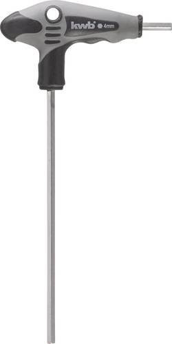 Kwb Sechskantschlüssel aus Chrom-Vanadium-Stahl in Grau, Schlüsselweite: 4 mm - Bild 1