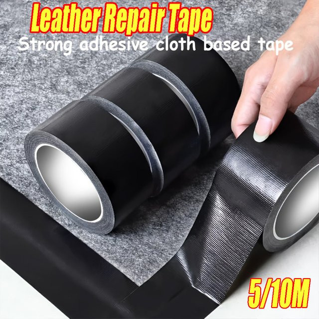 Selbstklebendes Leder-Reparaturband in Schwarz für Sofa, Möbel, Handtaschen und Schuhe - Bild 1