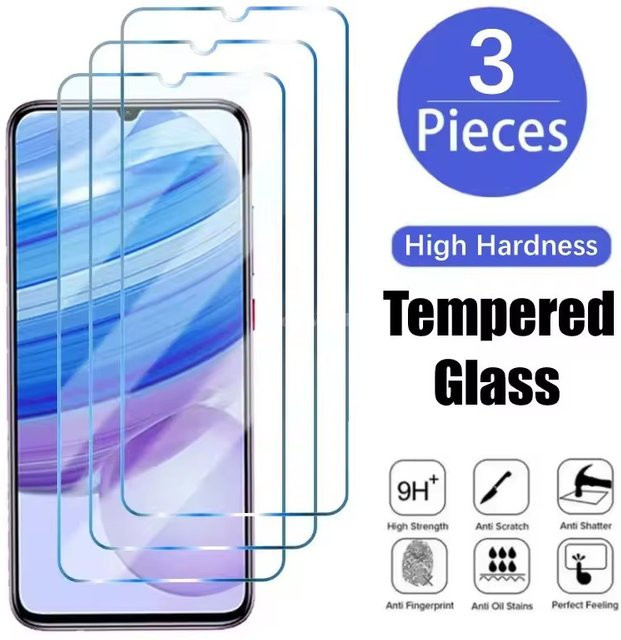 3er-Pack Panzerglas Display Schutzfolie für Samsung Galaxy A26 M56 A07 A17 F07 4G A36 M16 M36 A06 A17 F16 F17 5G XCover7 Pro, transparent - Bild 1