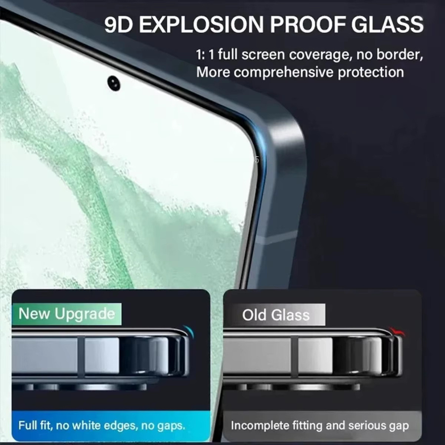 2er-Pack Gehärtetes Glas Screen Protector Transparent für Samsung Galaxy A13 A15 A23 A34 A35 A53 A55 A72 A73 A90 5G - Bild 3