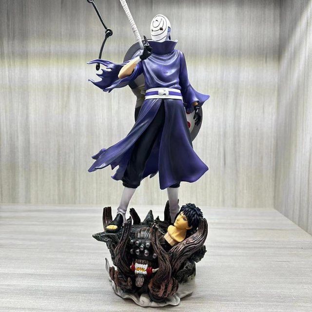 Bandai Anime Figur Naruto Uchiha Dual Head Modell in Multicolor als Desktop Dekoration Ornament - Bild 1