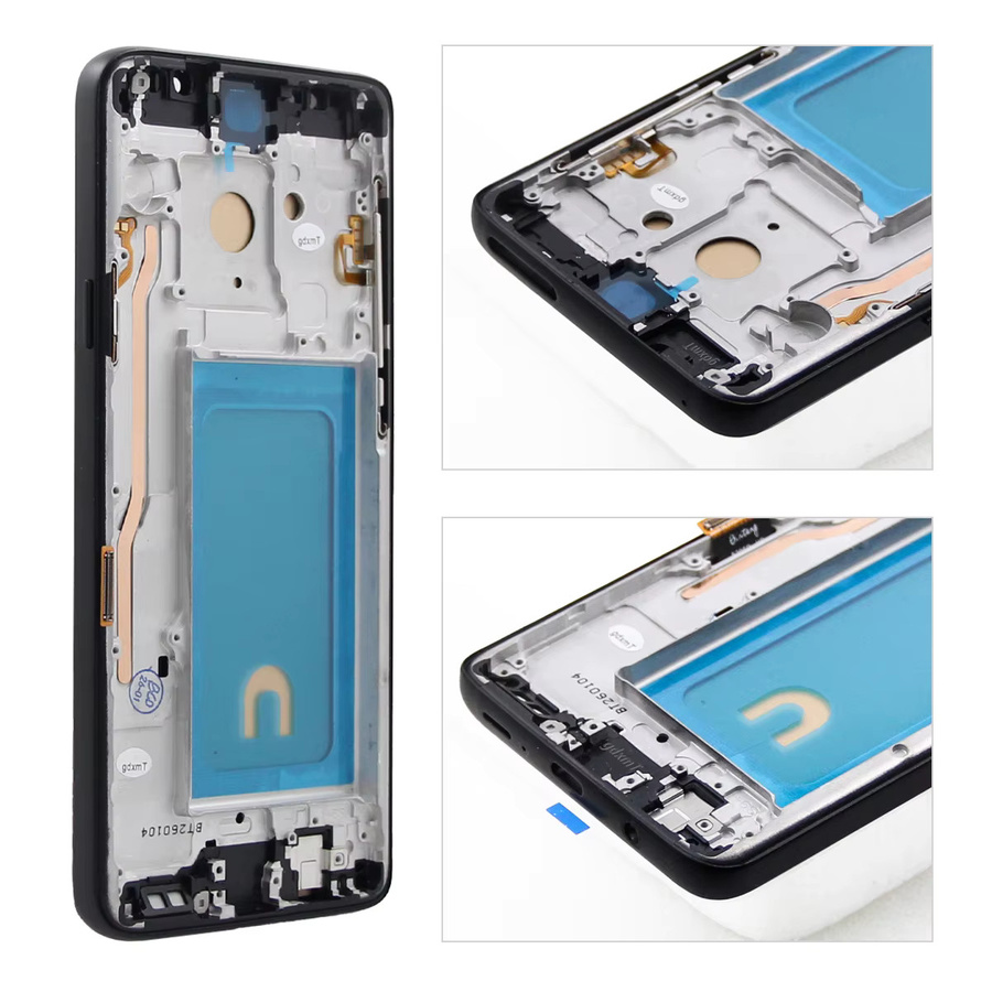 Samsung S9 Plus Ersatz TFT-LCD-Display mit Rahmen in Schwarz oder Violett für G965 und G965F - Bild 4