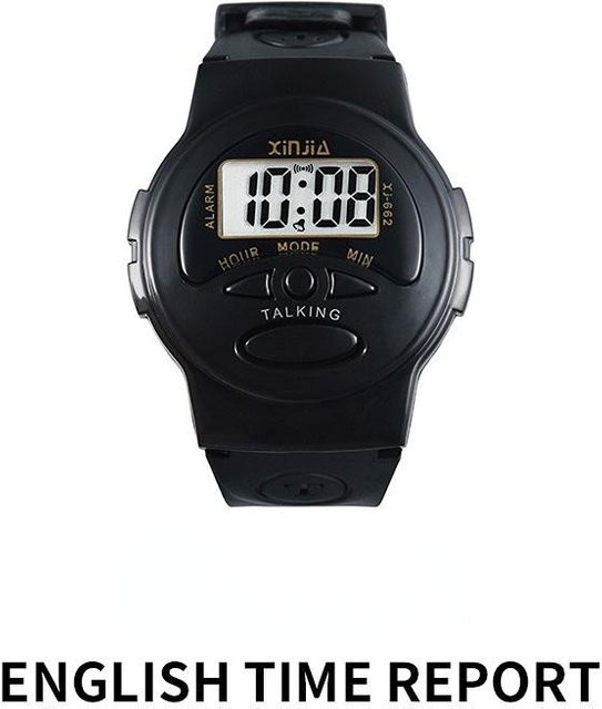 Le Jardin Digitaluhr, Kunststoff, Schwarz, Rund, Unisex - Bild 1