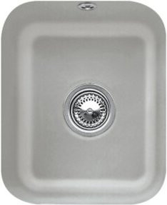 Villeroy & Boch Unterbauspüle Cisterna aus Keramik in Fossil mit Ablaufgarnitur und Handloch - Bild 1