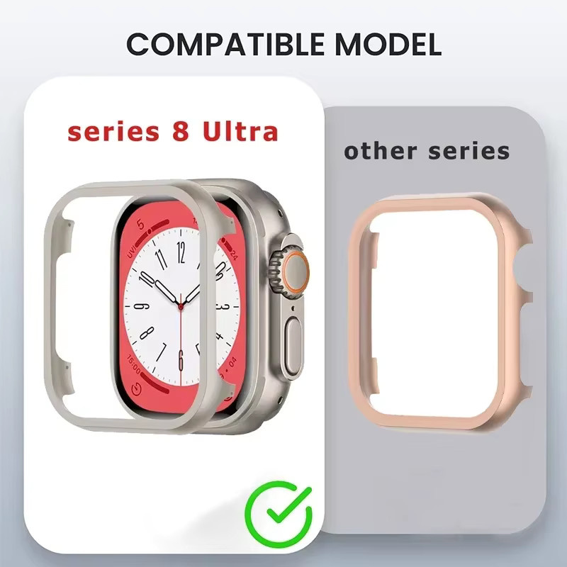 CAOWTAN Aluminiumabdeckung für Apple Watch, Grey, Unisex - Bild 2