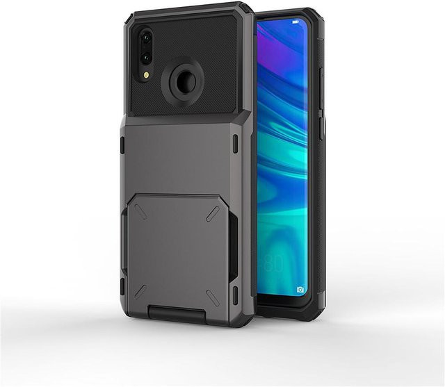 Huawei Handyhülle mit Portemonnaie-Funktion und 4 Kartenfächern in Schwarz für P30 Lite, P20 Pro, P40 und P40 Pro - Bild 1