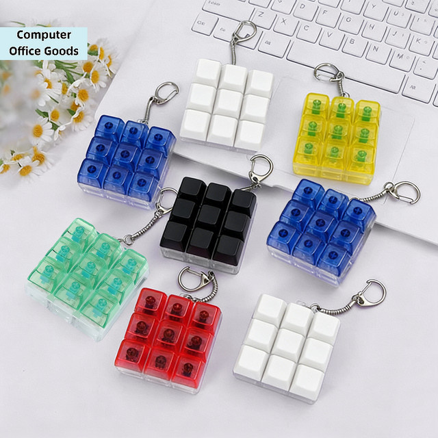 JTZTF Mechanischer Tastatur-Achsentester, Tastenspielzeug, white - Bild 1