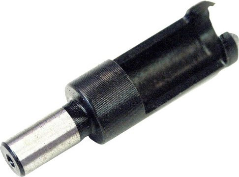 Connex Zapfenschneider aus Metall in Schwarz und Silber, Durchmesser: 10 mm - Bild 1