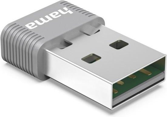 Hama AX900 Nano-WLAN-USB-Stick Dual-Band 2.4/5 GHz in Grau - Bild 1