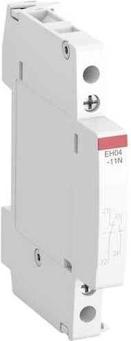 ABB EH04-20N Hilfsschalterblock mit 2 Schließern in Weiß - Bild 1
