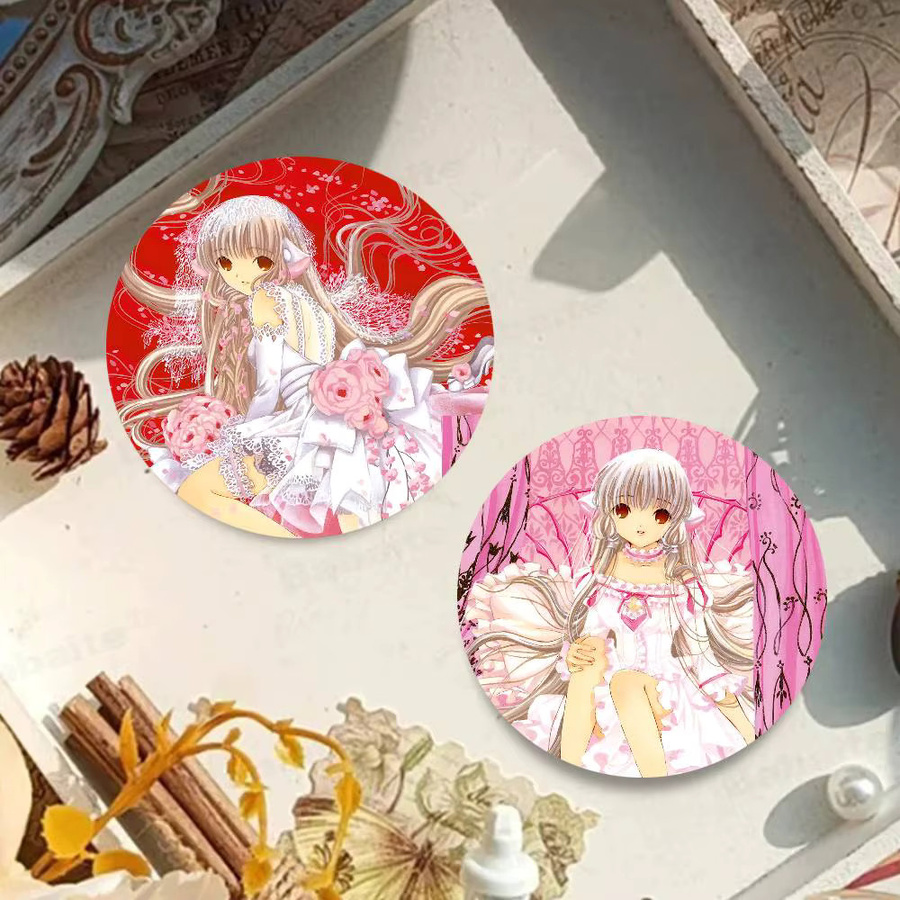 Brosche Anime Cartoon Chobits, Runde Anstecknadel - Bild 3