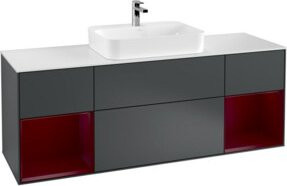 V&B Waschtischunterschrank Finion in Lackausführung, Breite: 160 cm, Tiefe: 50,1 cm - Bild 1