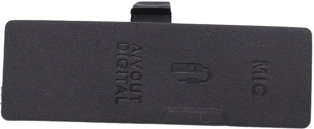 Koogeelife USB und DC Schnittstellenschutz Gummi Bodenabdeckung in Schwarz für Canon 550D - Bild 1