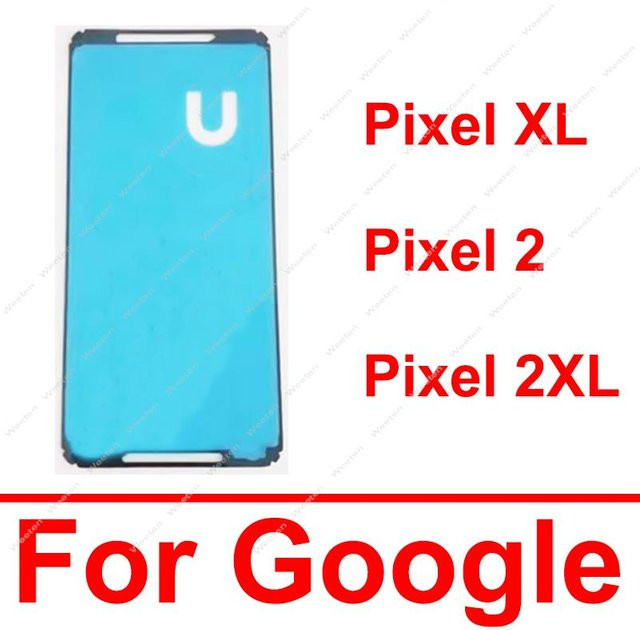 Kleber für Google Pixel XL 2 und 2XL Frontbildschirm Display Reparatur Set, transparent - Bild 1
