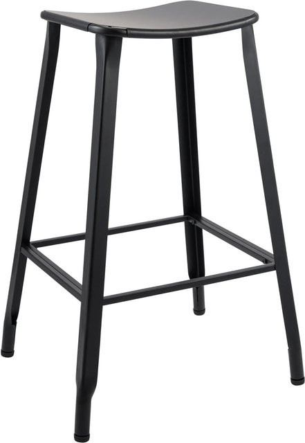 CLP Barhocker Peony ohne Lehne aus Metall in Schwarz im Industrial Style - Bild 1