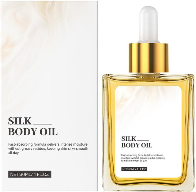 Nijuichi Seidenkörperöl, 50 ml, mit Kollagen, Peptide, Vitamin E - Bild 1