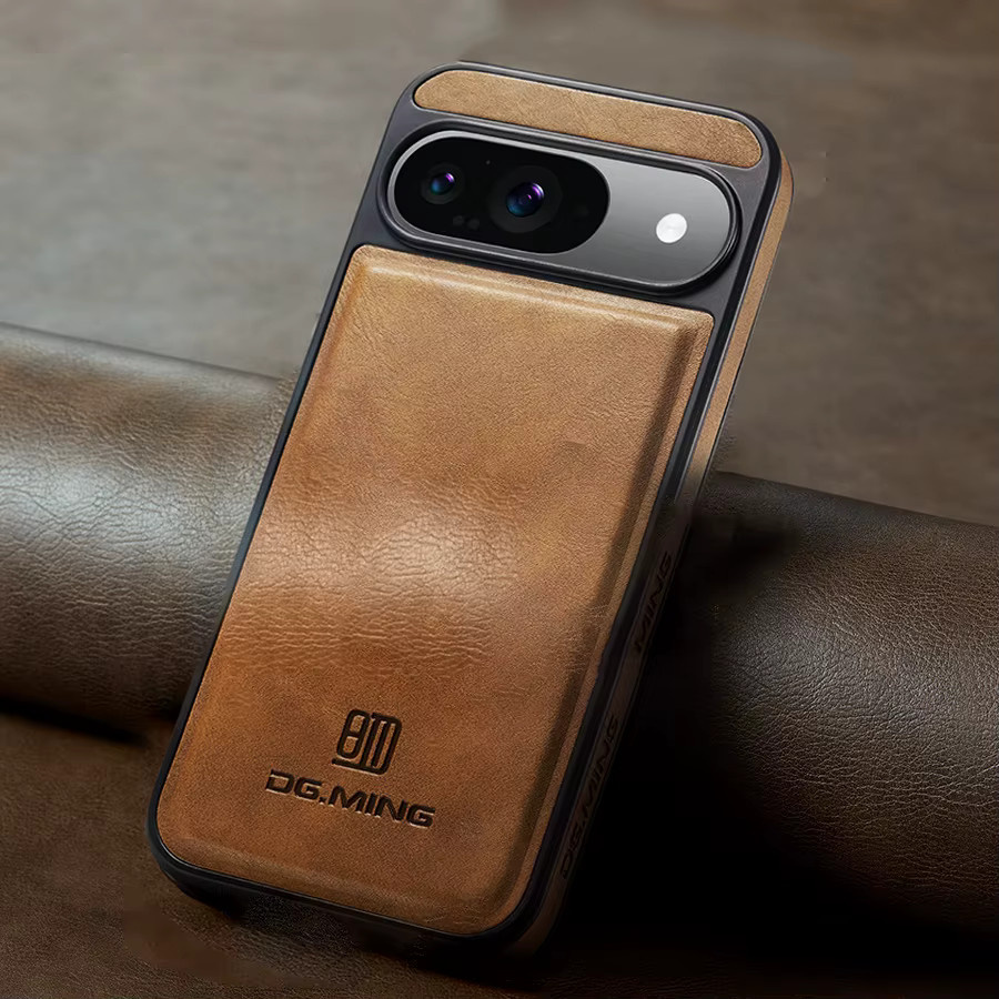 Rawston Magnetische Ledertasche für Google Pixel 10 Pro XL 9 8 10 als stoßfeste Handyhülle in Grün - Bild 2