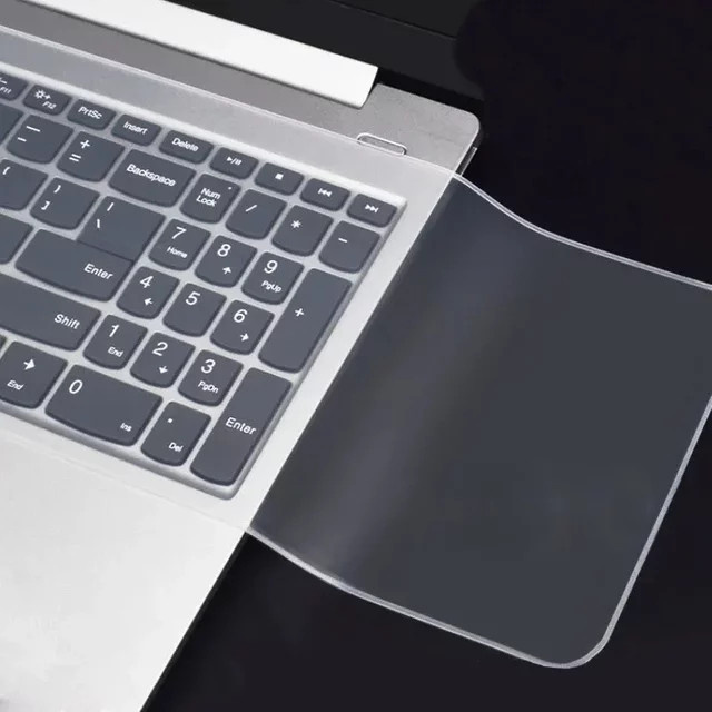 OUYUANSU Universal Silikon-Tastaturschutzfolie für 13-17 Zoll Laptops, transparent, wasserdicht und staubdicht - Bild 1