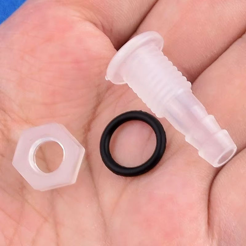 SgooHan PP Gerader Schlauchverbinder Transparent mit O-Ring für Aquarium und Wassertank M5-3 - Bild 2