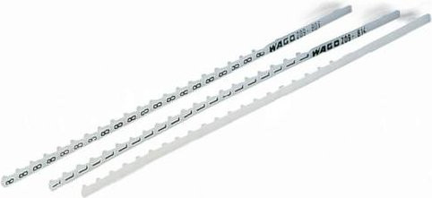 WAGO 209-825 Beschriftungsstrang Weiß 10 Stück - Bild 1