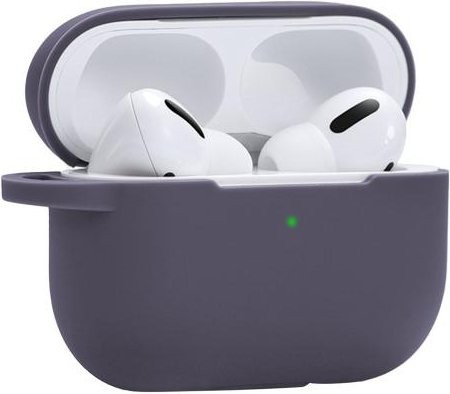 ZQDL Silikon-Schutzhülle für Airpods Pro Bluetooth-Kopfhörer in Lila - Bild 1