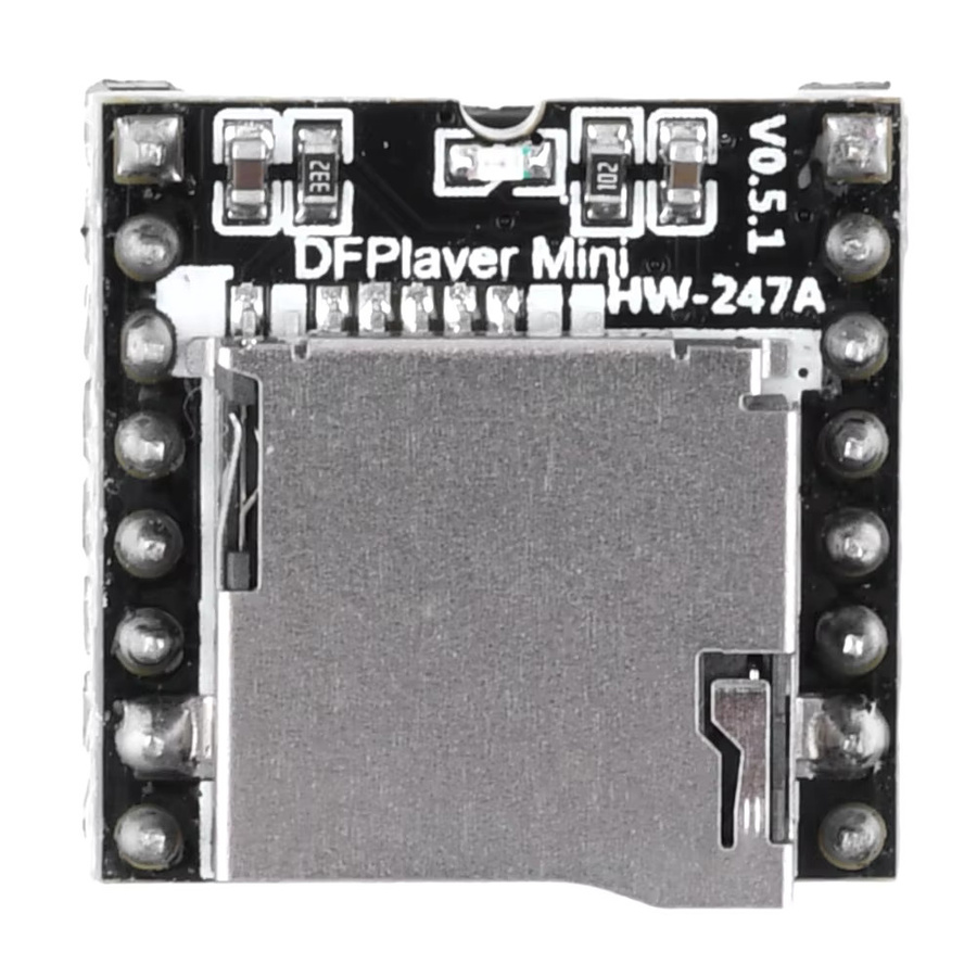 diymore DFPlayer Mini MP3 Player Modul mit TF-Karte und U-Disk Unterstützung in Schwarz für Arduino - Bild 2