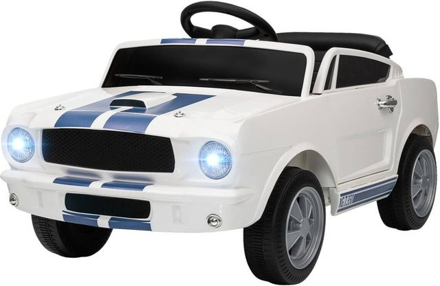AIYAPLAY Kinder Elektroauto Weiß mit Fernbedienung ab 3+ Jahre - Bild 1