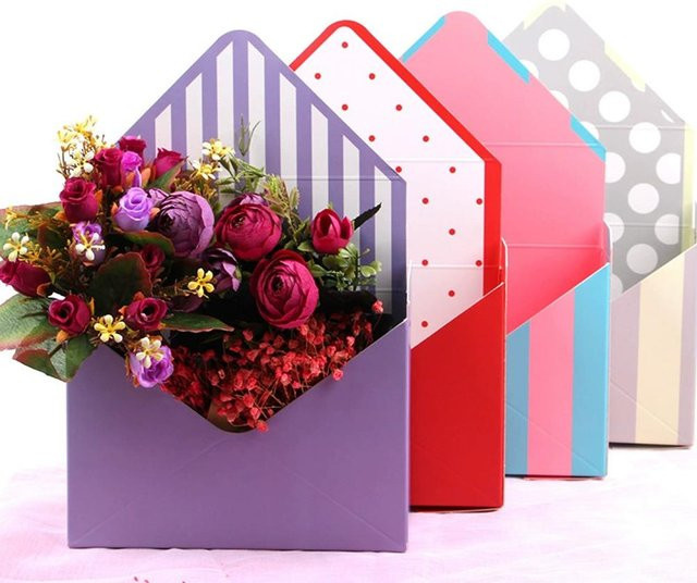 Koreanischer Blumen-Geschenkumschlag aus Papier, faltbare und kreative Geschenkbox für Hochzeit und Geburtstag - Bild 1