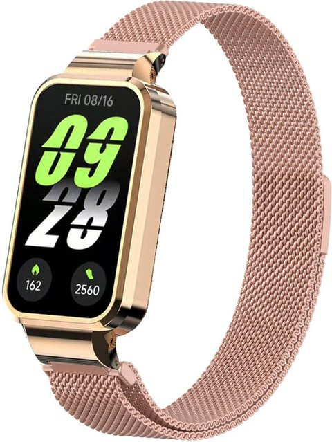 PINSENDA Uhrenarmband Milanese, Edelstahl, Roségold, Unisex - Bild 1
