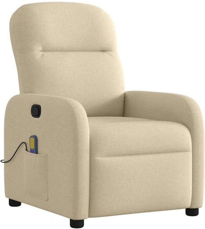 Massagesessel Fernsehsessel von vidaxl in Beige aus Stoff - Bild 1