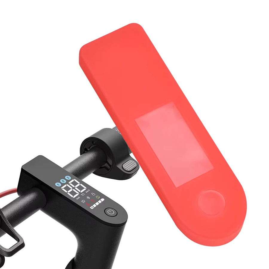 Wasserdichte Silikonhülle für Xiaomi Elektroroller 4 Armaturenbrett-Display in Rot und Multicolour - Bild 3