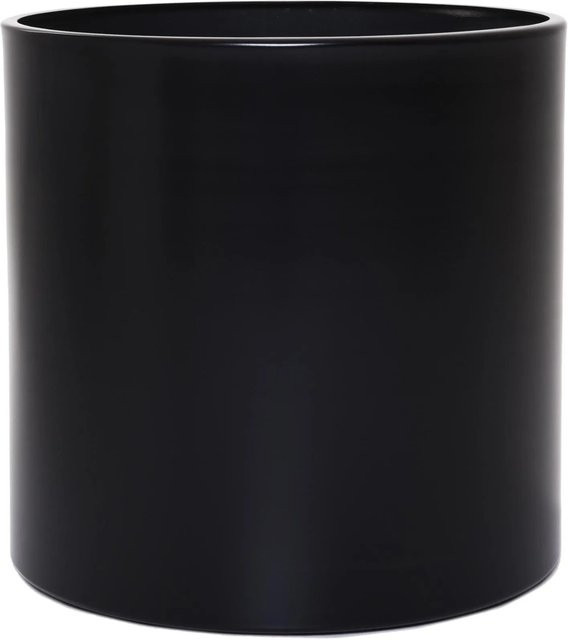Vivanno Blumentopf New Rondo quadratisch in Schwarz aus Aluminium, B/T/H: 45 x 45 x 45 cm - Bild 1