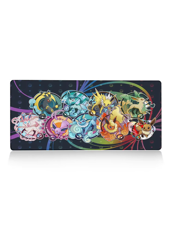 Potdemiel Kawaii Mauspad Eevee Motiv Multicolour Computermatte für E-Sport und Büro - Bild 5