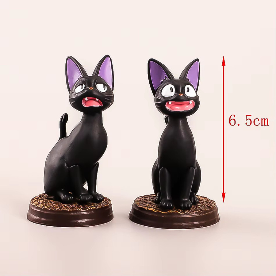 Bandai Jiji Schwarze Katze, Actionfigur, 6-teiliges Set, PVC - Bild 3