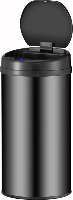 Juskys Automatik Mülleimer mit Sensor 40 l Schwarz - Bild 1