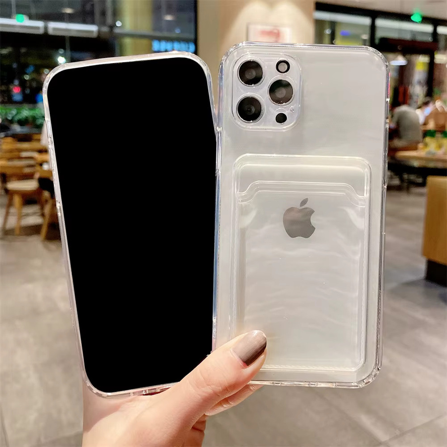 Transparente Silikon-Softhülle für iPhone 11 12 13 14 15 Pro Max und Mini, klare ultradünne Schutzhülle - Bild 2