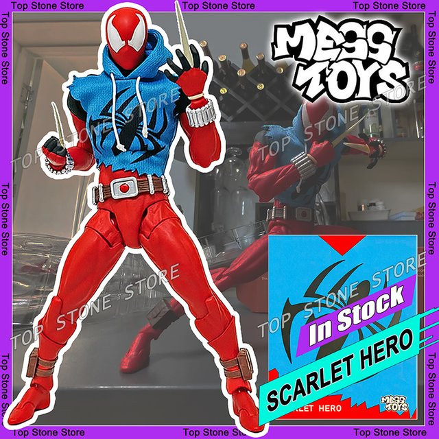 Mess Toys Marvel Scarlet Spiderman, Actionfigur - Bild 1