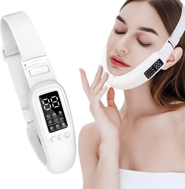 Windaily EMS Mikrostrom Gesichtsmassager, Weiß, Unisex - Bild 1
